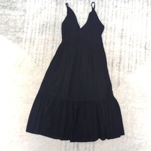 Old Navy tiered black sundress